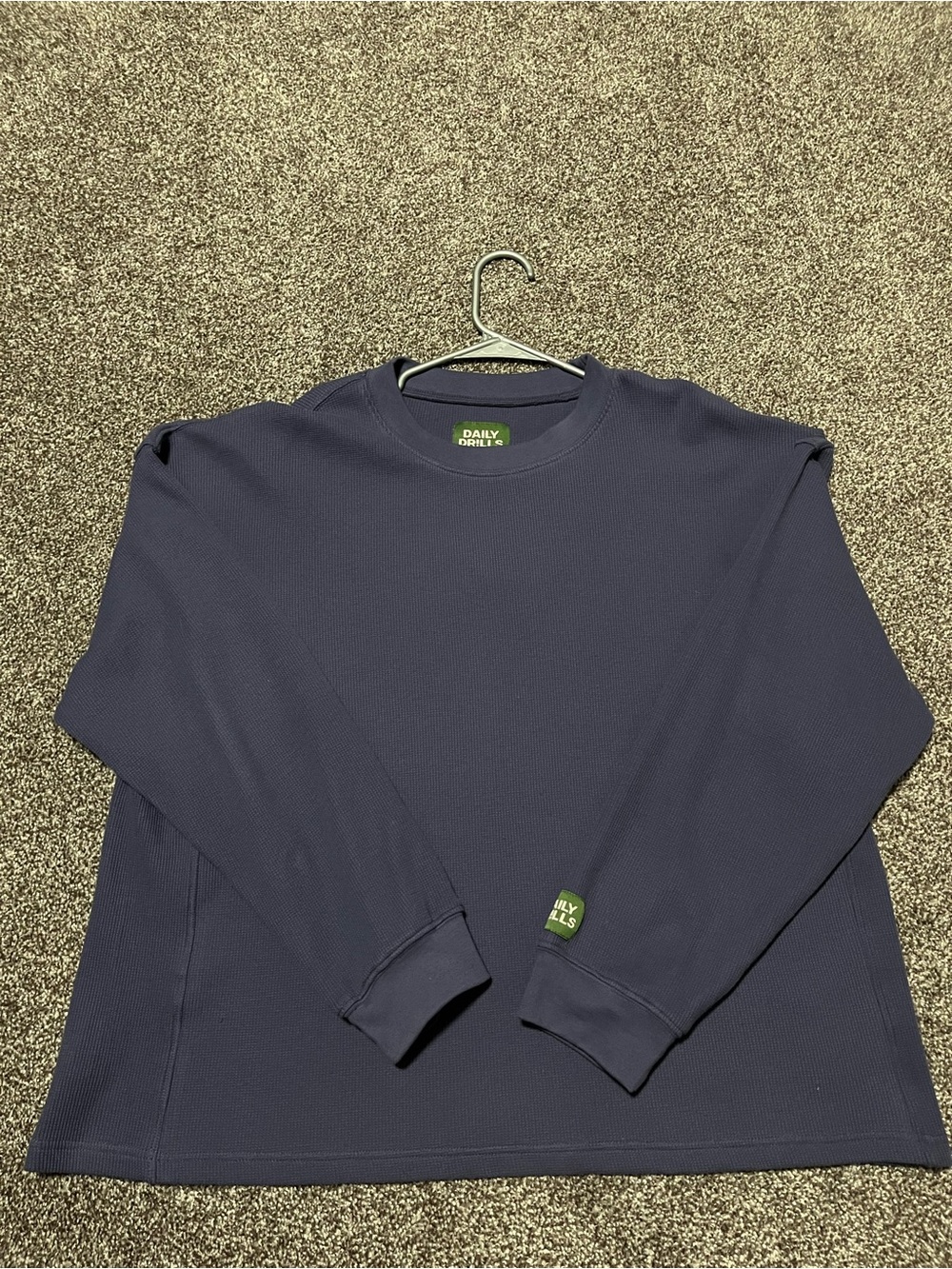 Daily Drills Navy Oversized Thermal XS/S